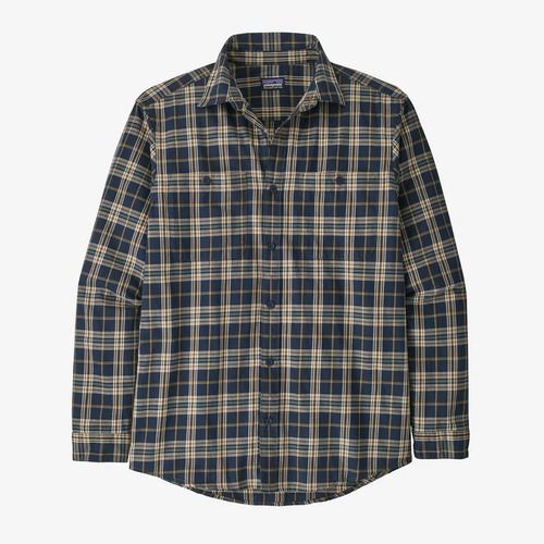 Patagonia Shirt Pima Cotton Channels New Navy [Size: Mens Medium]