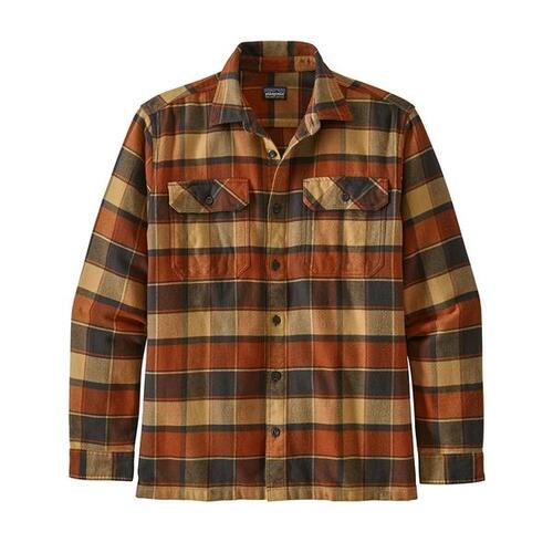 Patagonia Shirt Fjord Flannel Burnished Red [Size: Mens Medium]