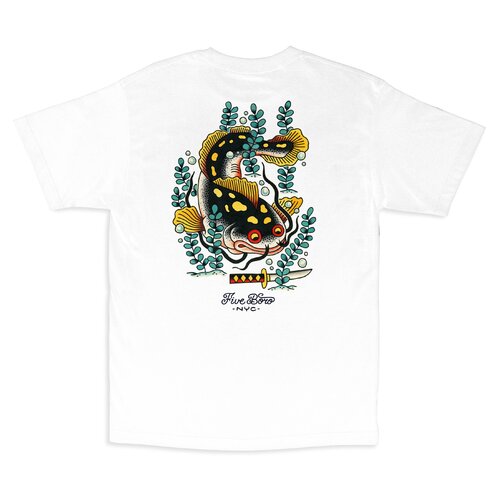 5Boro Tee Catfish White [Size: Mens Medium]