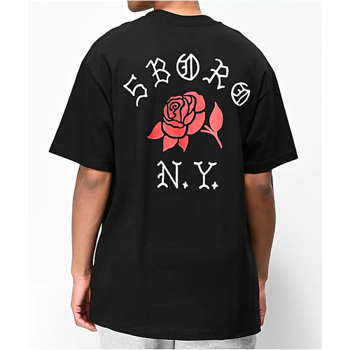5Boro NYC Tee NYC Rose Black [Size: Mens Large]