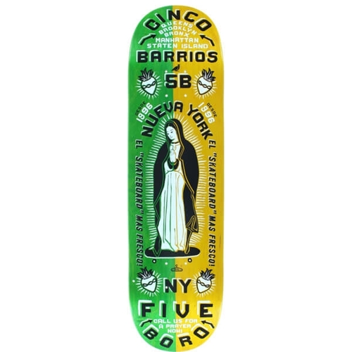 5Boro NYC Deck Cinco Barrios Assorted Stain 8.25