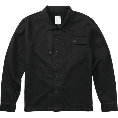 Emerica Shirt L/S Squadron Overshirt Black [Size: Mens Medium]