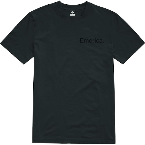 Emerica Tee Pure Logo Black/Black [Size: Mens Medium]