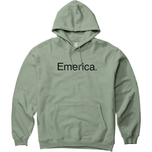 Emerica Jumper Hood Pure Logo Army Green [Size: Mens Medium]