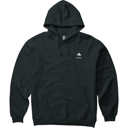 Emerica Jumper Hood Stacked Black [Size: Mens Medium]