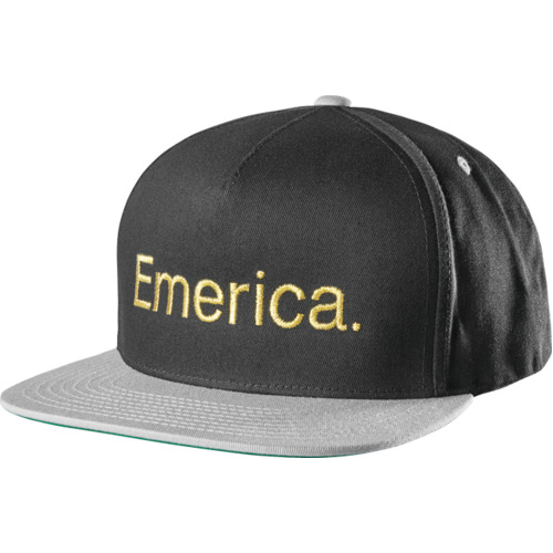 Emerica Hat Pure Snapback Black/Silver