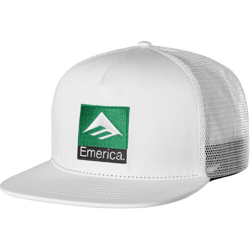Emerica Hat Classic Snapback Trucker White