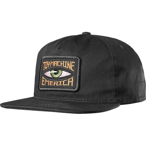 Emerica Hat X Toy Machine Patch Black