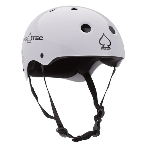 Pro-Tec Helmet Classic Skate Gloss White