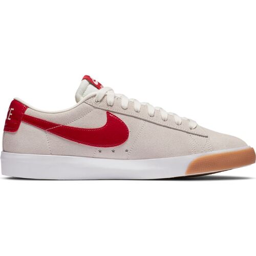 Nike SB Blazer Low GT Sail/Cardinal Red [Size: Mens US 8 / UK 7]