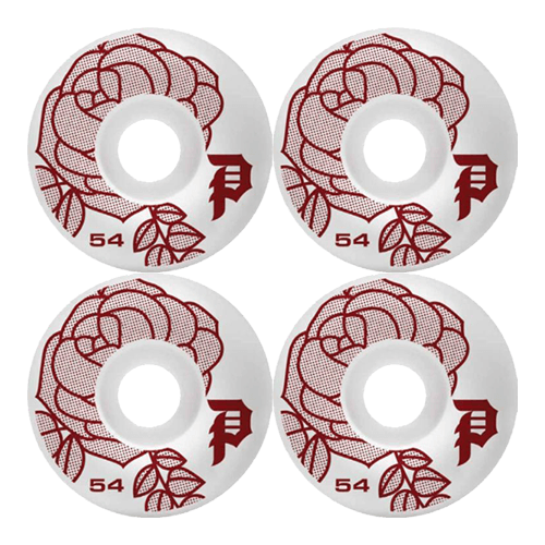 Primitive Wheels Rosa 54mm White/Red