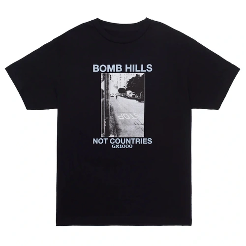 GX1000 Tee Bomb Hills Black [Size: Mens Large] [Colour: Black]