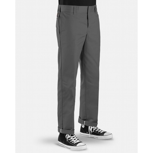 Dickies Pants Slim Fit Straight Leg 873 Flex Charcoal [Size: 32]