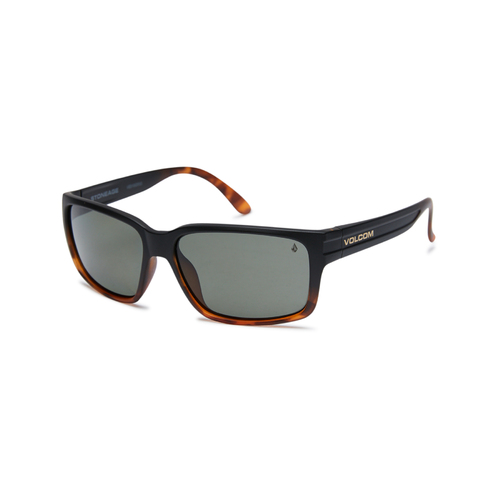 Volcom Sunglasses Stoneage Matte Darkside/Grey Polarized