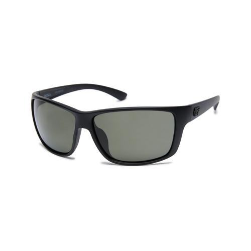 Volcom Sunglasses Roll Matte Black/Grey Polarized