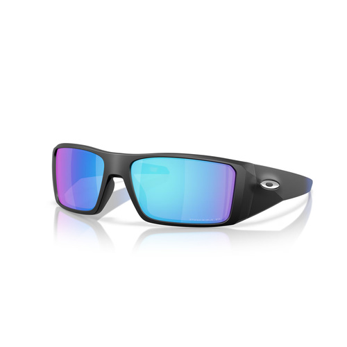 Oakley Sunglasses Heliostat Matte Black/Prizm Sapphire Polarized
