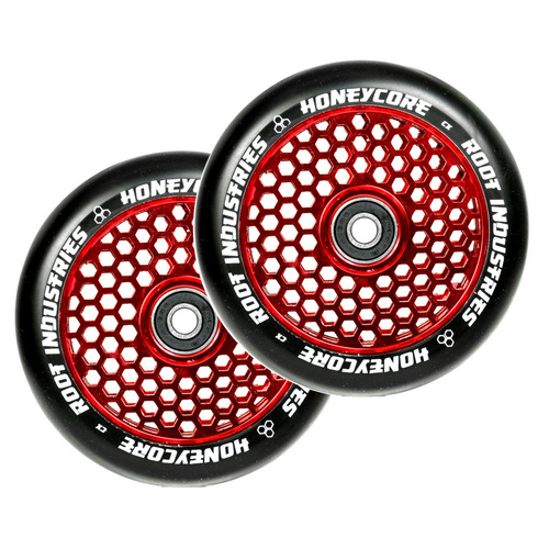Root Industries Honey Core Black/Red 110mm Scooter Wheels