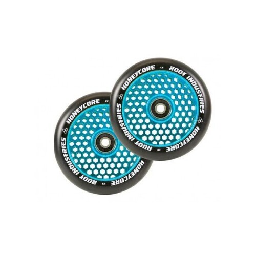 Root Industries Honey Core Black/Sky Blue 110mm Scooter Wheels