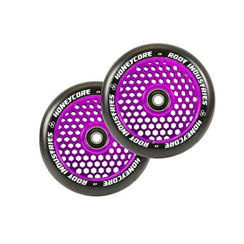 Root Industries Honey Core Black/Purple 120mm Scooter Wheels