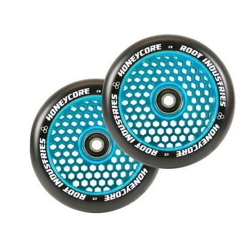 Root Industries Honey Core Black/Blue 120mm Scooter Wheels