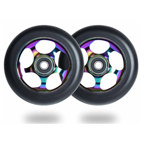 Root Industries Re-Entry Black/Rocket Fuel 100mm Scooter Wheels