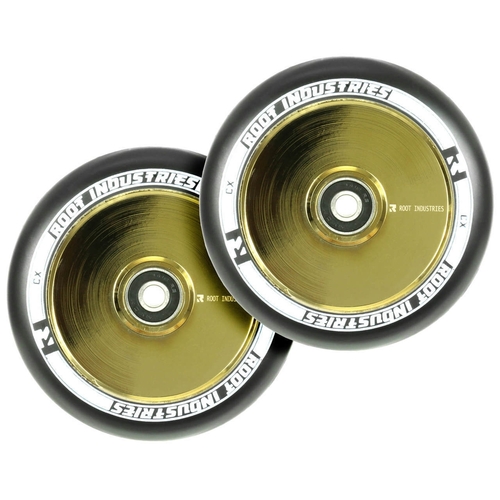 Root Industries Air BLack/Gold Rush 120mm Scooter Wheels