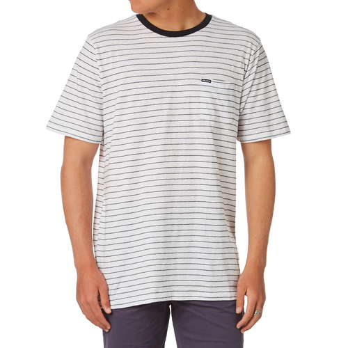 Volcom Tee Stories Crew White [Size: Mens Small]