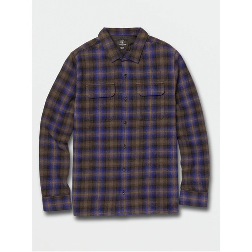 Volcom Shirt L/S Skate Vitals Grant Taylor Navy [Size: Mens Small]