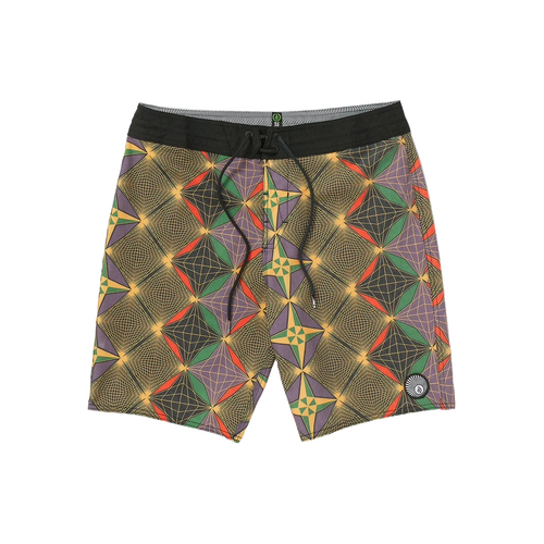 Volcom Boardshorts Interwebz Stoney 19 Cognac [Size: 28 inch Waist] [Colour: Multi]