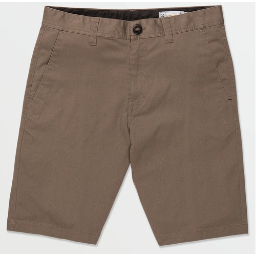 Volcom Shorts Frickin Modern Stretch 21 Inch Mushroom [Size: 28 inch Waist]