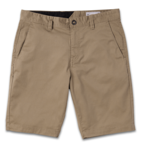 Volcom Shorts Frickin Modern Stretch 21 Inch Khaki [Size: 28 inch Waist]