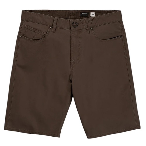Volcom Shorts Modown Canvas Wren [Size: 30 inch Waist] [Colour: Brown]