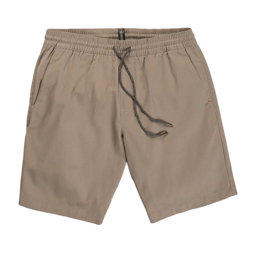 Volcom Shorts Frickin Elastic Waist 19 Inch Khaki [Size: Mens XX Large]