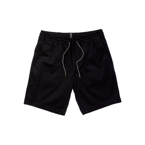 Volcom Shorts Frickin Elastic Waist 19 Inch Black [Size: Mens Medium]