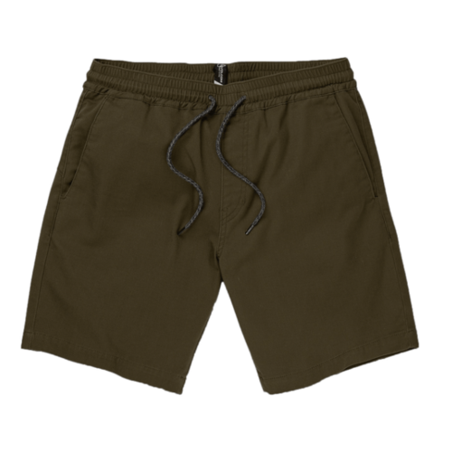 Volcom Shorts Frickin Elastic 18 Inch Military Green [Size: Mens Small]