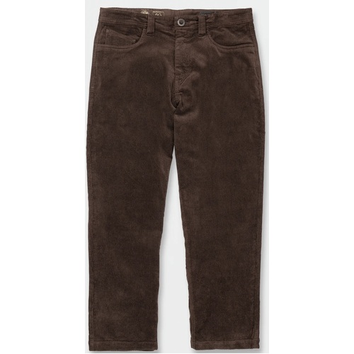 Volcom Pants Modown Relaxed Tapered Dark Brown [Size: 28 inch Waist]