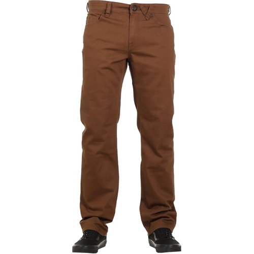 Volcom Pants Solver Slub Dark Brown [Size: 28]