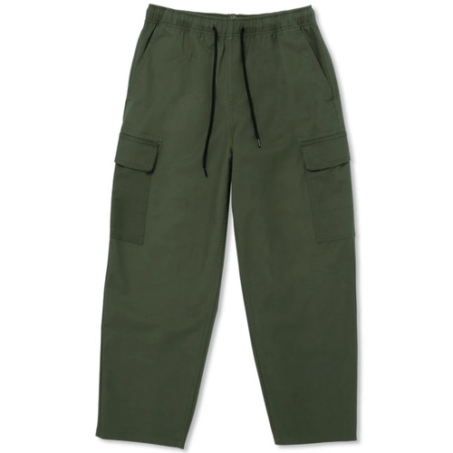 Volcom Pants Billow Tapered Elastic Waist Cargo Squadron Green [Size: Mens Small]
