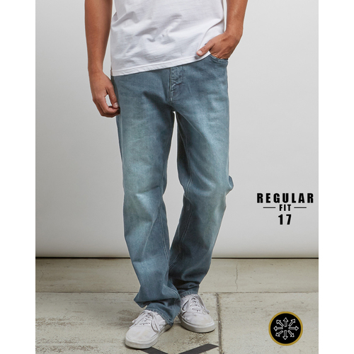 Volcom Pants Kinkade Denim Angled Bleach Wash [Size: 30]