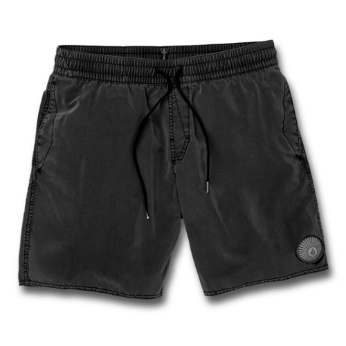 Volcom Shorts Center 17 Trunk Circle Patch Black [Size: Mens X Large]