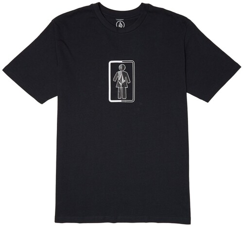 Volcom Tee x Girl Box It Up Black [Size: Mens Small]