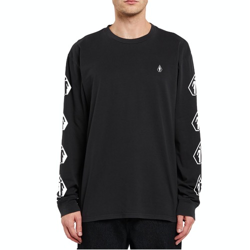 Volcom Tee L/S x Girl Deadly Black [Size: Mens Small]