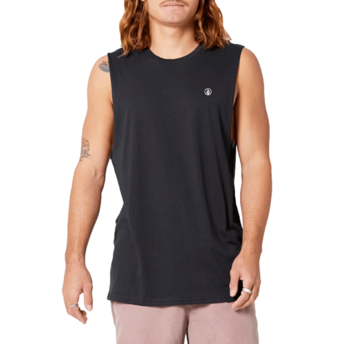 Volcom Muscle Solid Black [Size: Mens Small]