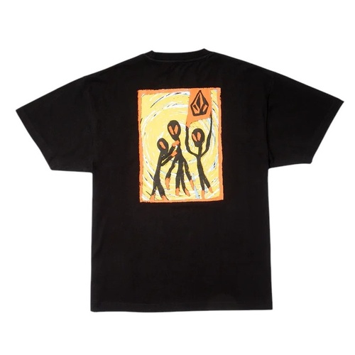Volcom Tee Gonyvaders Loose Black [Size: Mens Medium] [Colour: Black]
