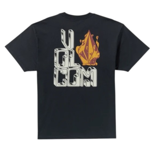 Volcom Tee FA Callum Rooney Antique Black [Size: Mens Large] [Colour: Black]