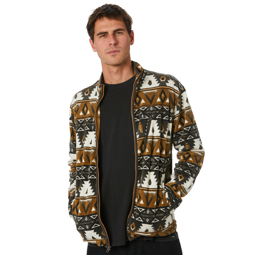 Volcom Jumper x Girl Polar Zip Print [Size: Mens Small]