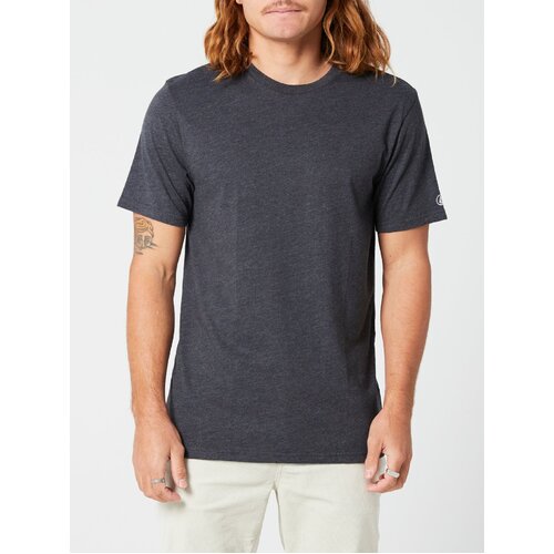 Volcom Tee Tee Solid Charcoal Heather Grey [Size: Mens Large]