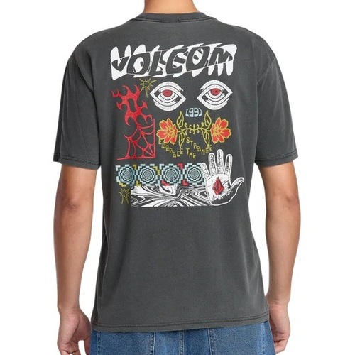 Volcom Tee Brain Mix Stealth [Size: Mens Large] [Colour: Grey]