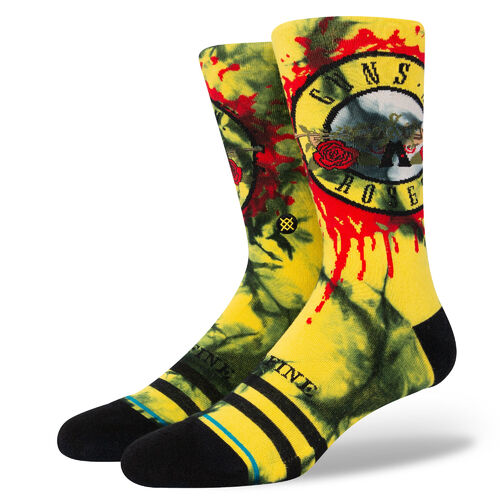 Stance Socks So Fine Guns N Roses Yellow US 9-13