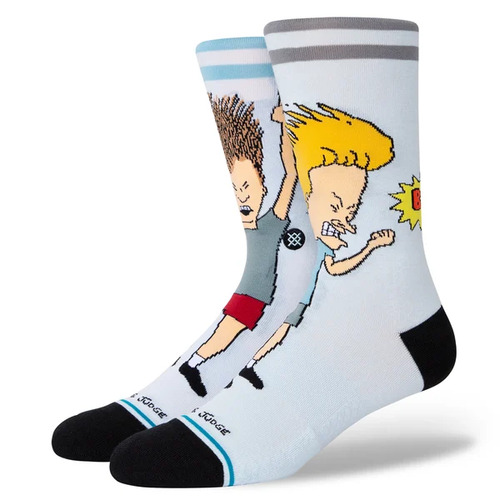 Stance Socks Beavis And Butt-Head Settle Down Blue US 9-13